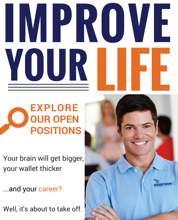Improve your life with a marketing or sales career at Improveit.